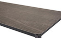Havebord 205 x 104 cm i sort Grey Stone Look